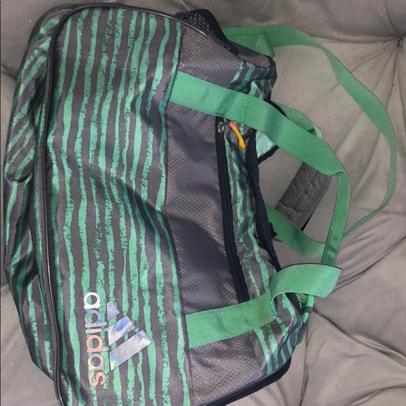 mint green adidas bag